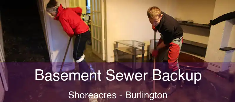 Basement Sewer Backup Shoreacres - Burlington