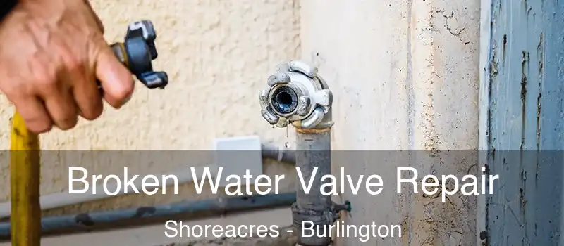 Broken Water Valve Repair Shoreacres - Burlington